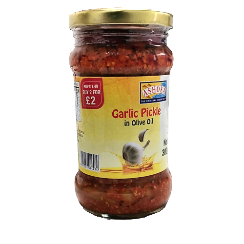 Ashoka Garlic Pickle In Olive Oil