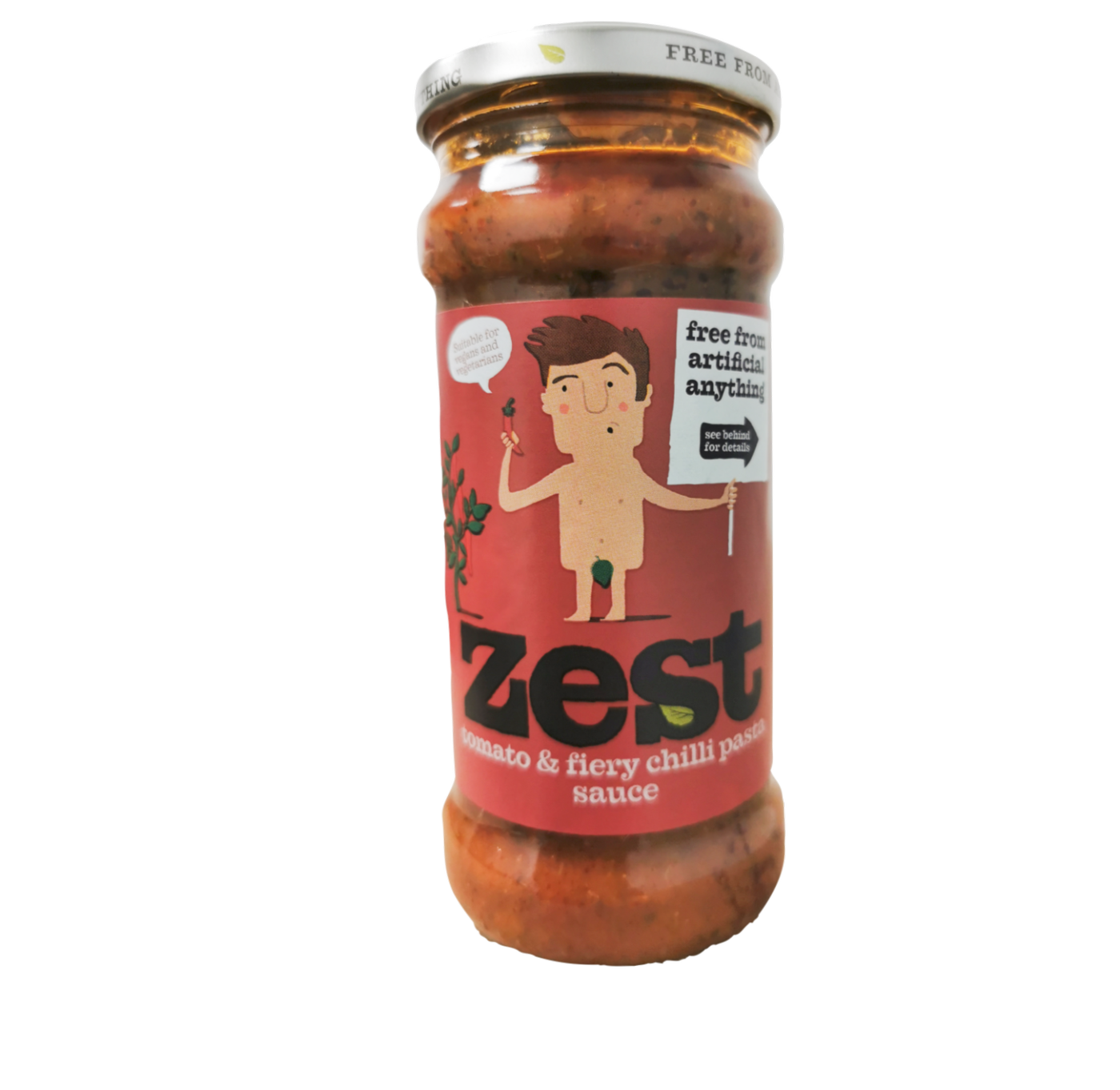Zest Tomato & Fiery Chilli Pasta Sauce (Vegan)