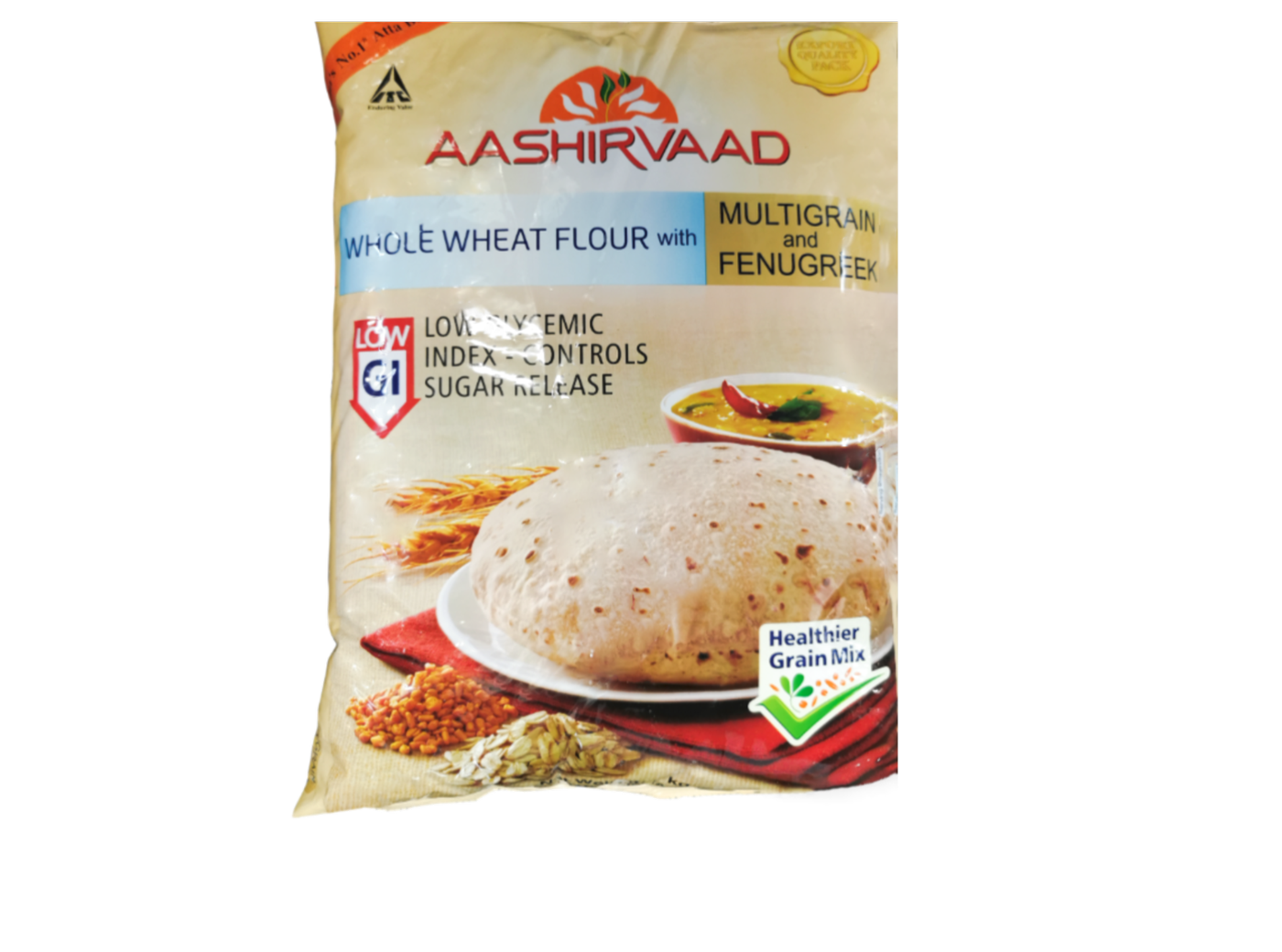 Aashirvaad Whole Wheat Flour with Multigrain and Fenugreek
