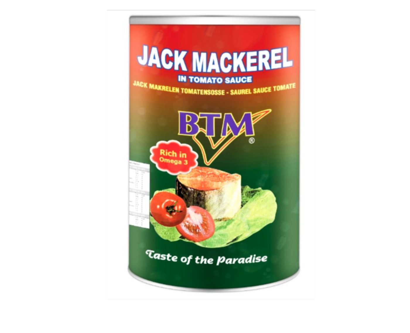 BTM Jack Mackerel In Tomato Sauce